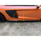 Carbon Fibre Side Skirts for Audi R8 V10 Gen 2 15-19