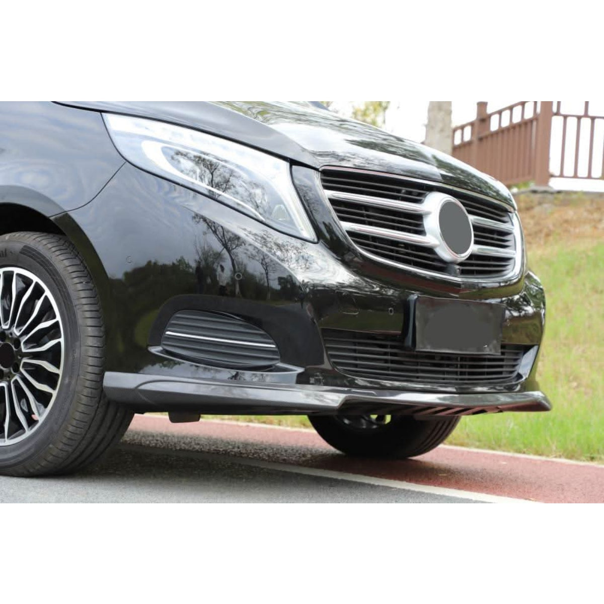 Brabus Style Carbon Fibre Front Splitter for Mercedes Benz W447 Vito 16-18 - Carbon Factory