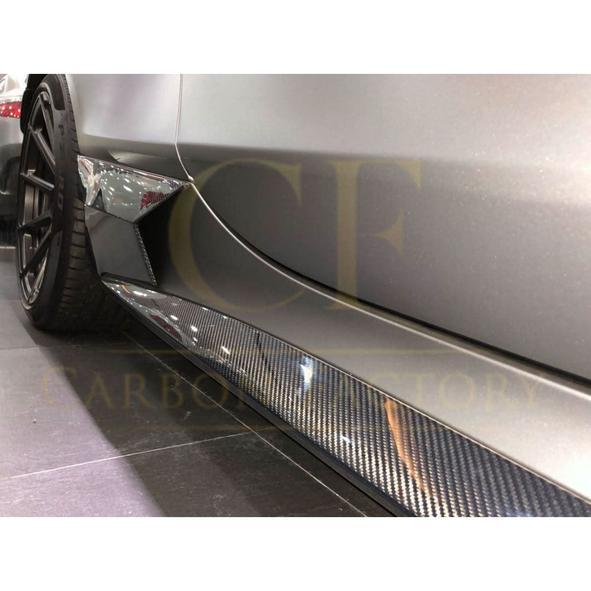 Carbon Fibre Side Skirts for Mercedes Benz W222 S Class Coupe 14-17 - Carbon Factory