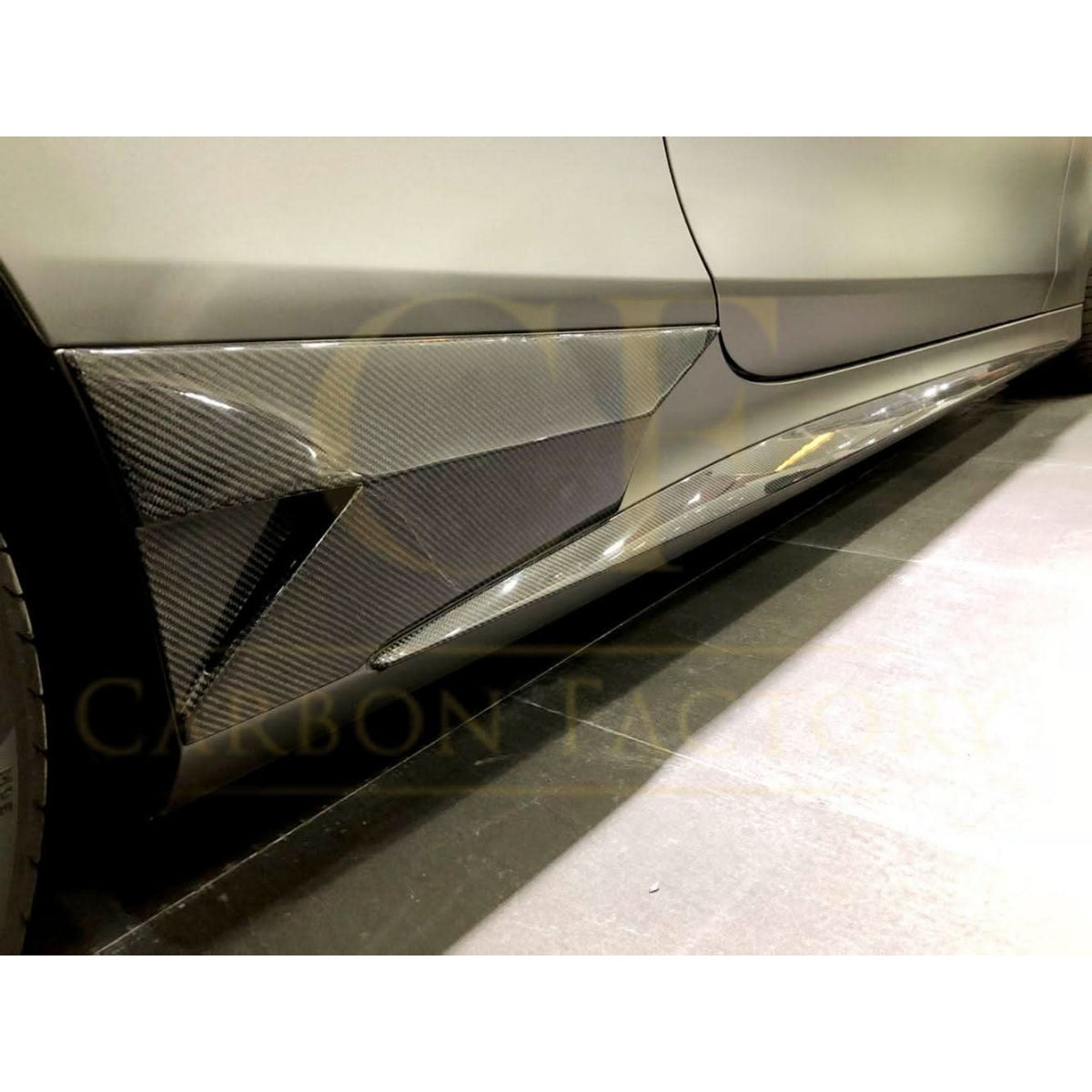 Carbon Fibre Side Skirts for Mercedes Benz W222 S Class Coupe 14-17 - Carbon Factory