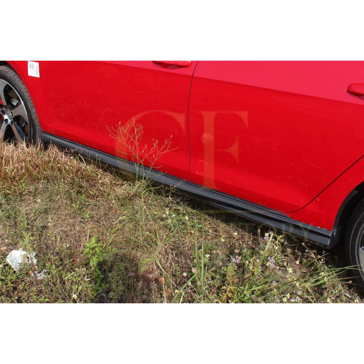 OT Style Carbon Fibre Side Skirts for VW Golf MK7 GTI 14-17 - Carbon Factory