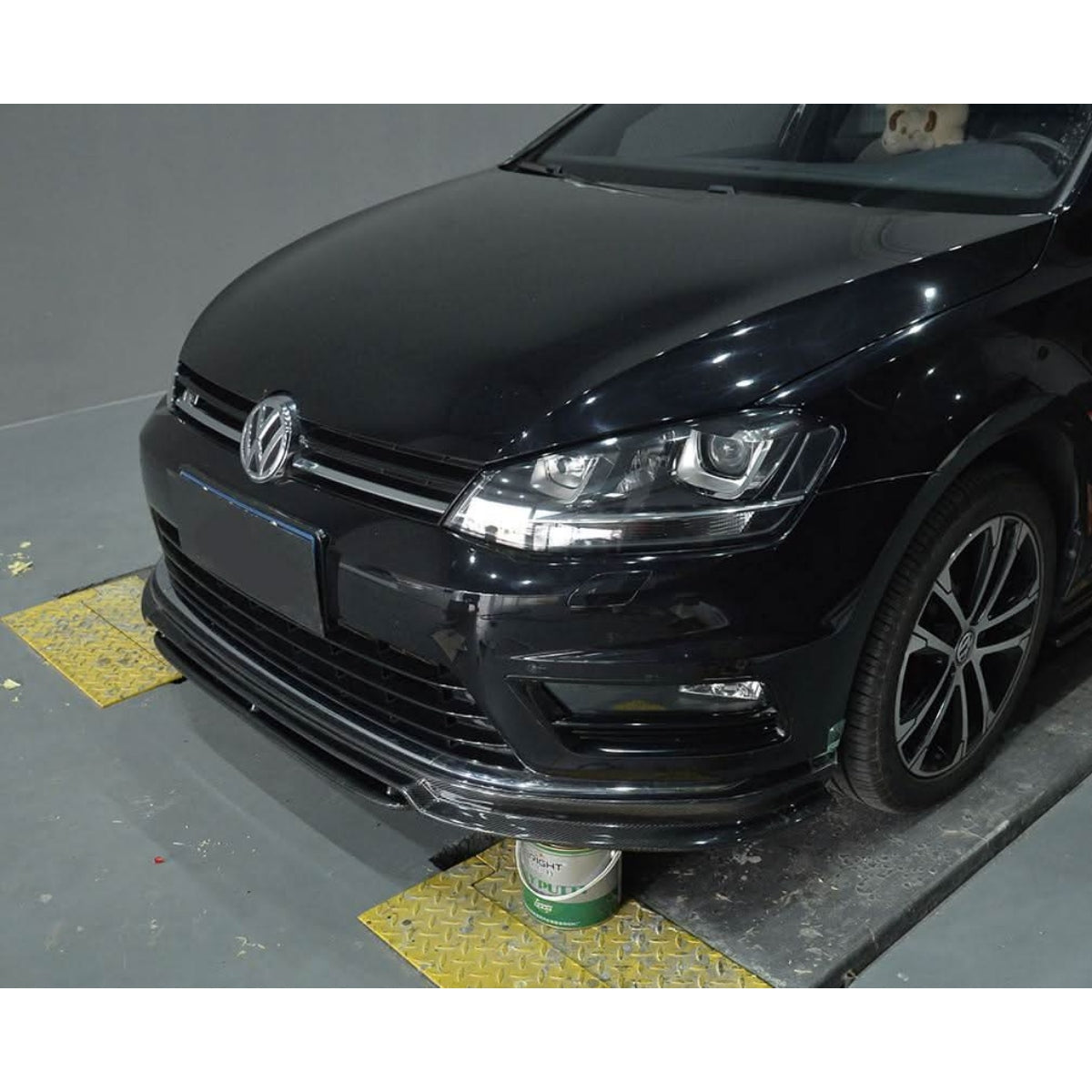 OZ Style Carbon Fibre Front Splitter for VW Golf MK7 R 14-17 - Carbon Factory
