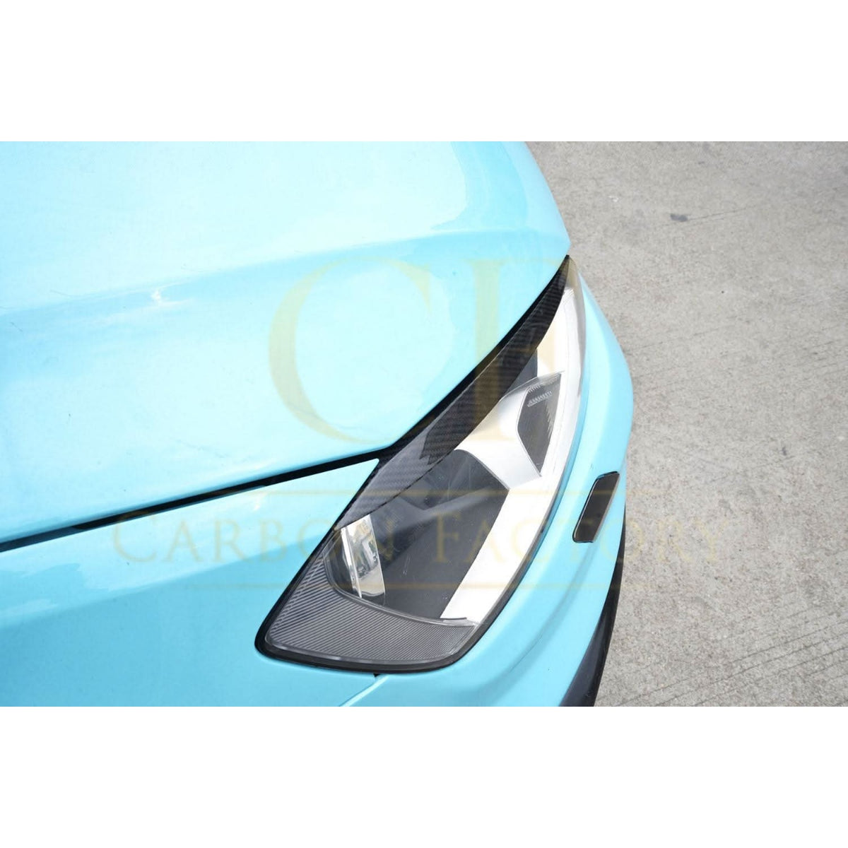 Carbon Fibre Headlight Trims for VW Golf MK7 inc GTI & R 14-17 - Carbon Factory