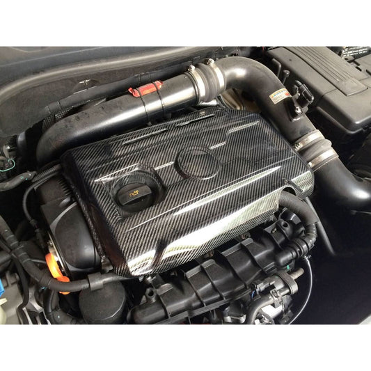 Scirocco Style Carbon Fibre Engine Cover for VW Golf MK6 GTI 08-13
