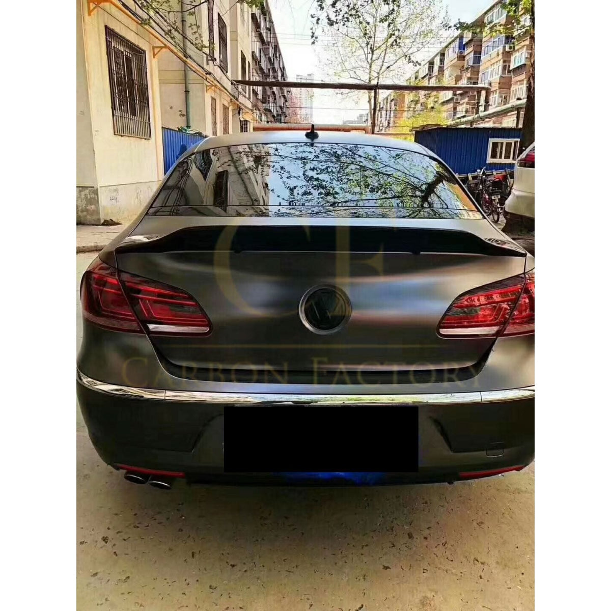 R Style Carbon Fibre Boot Spoiler for VW Passat CC B7 11-18 - Carbon Factory