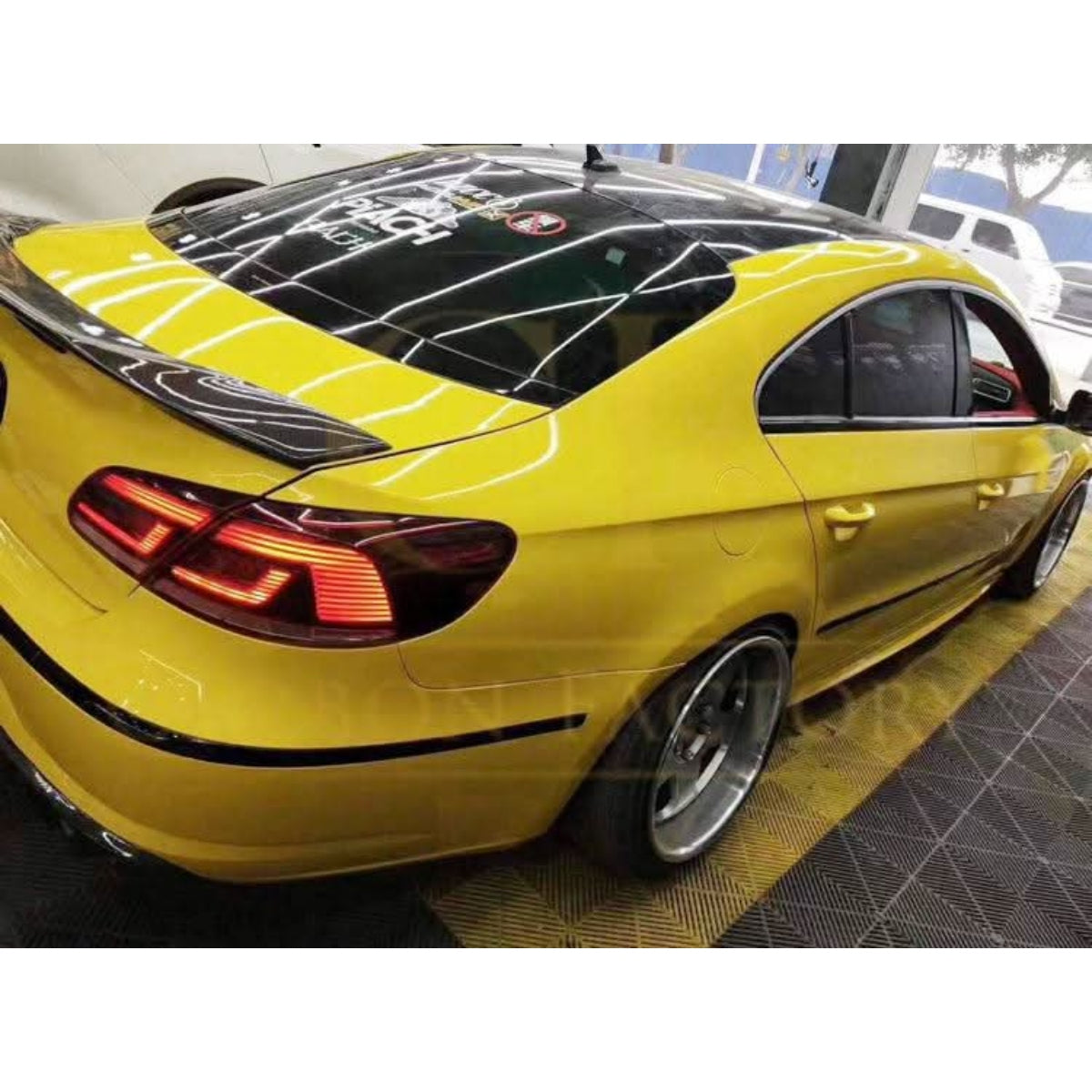 R Style Carbon Fibre Boot Spoiler for VW Passat CC B7 11-18 - Carbon Factory