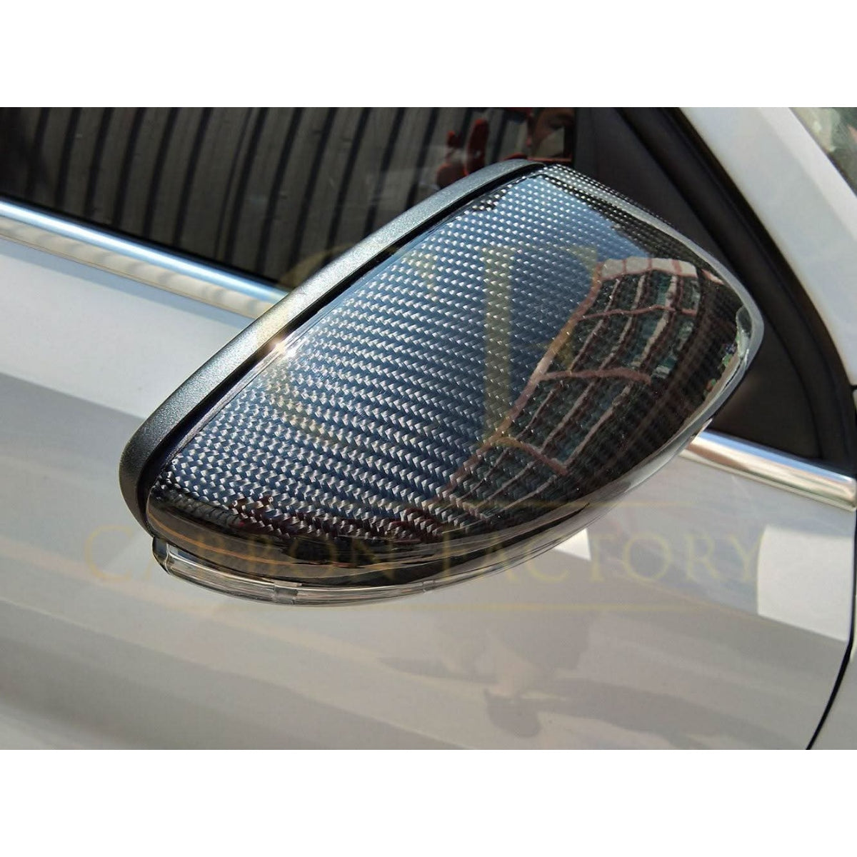 Scirocco Style Carbon Fibre Replacement Mirror Covers for VW Passat B7 10-14