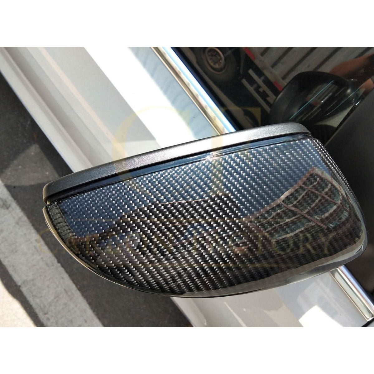 Scirocco Style Carbon Fibre Replacement Mirror Covers for VW Passat B7 10-14 - Carbon Factory