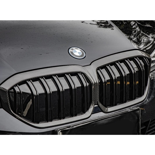 Double Slat Pre-Preg Carbon Fibre Front Grille for BMW i3 23-25