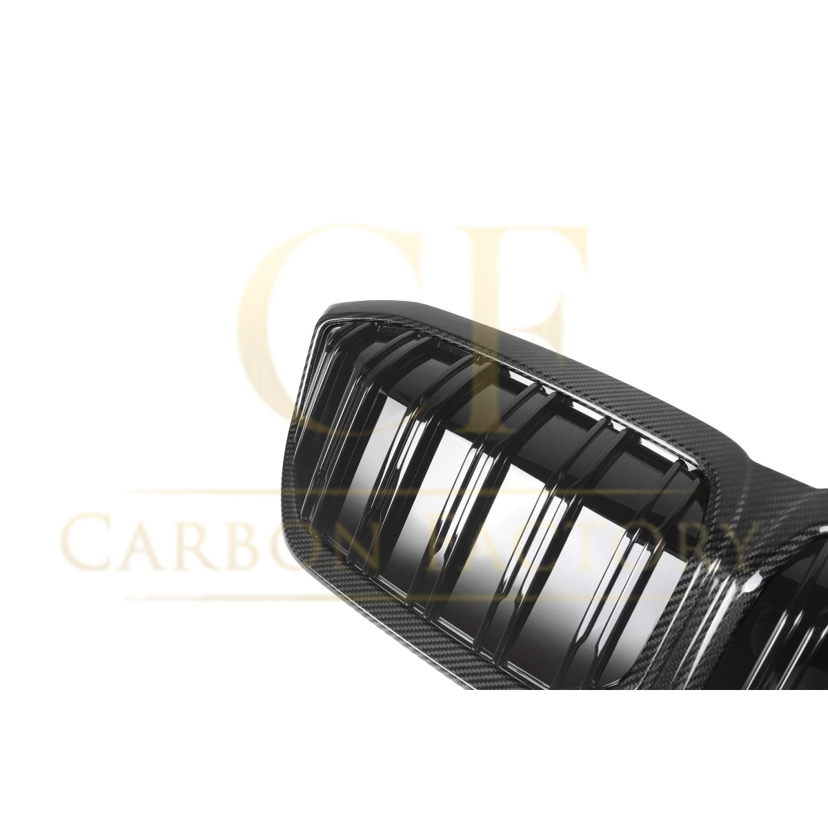 Double Slat Pre-Preg Carbon Fibre Front Grille for BMW i3 23-25 - Carbon Factory