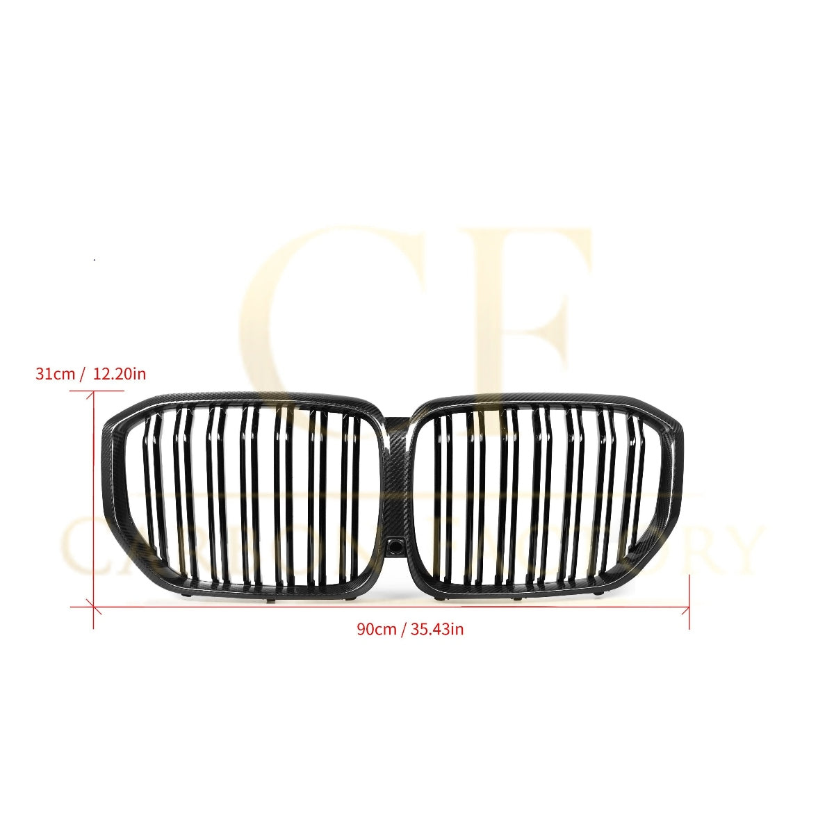 Pre-preg Carbon Fibre Front Grille for BMW G05 X5 19-22 - Carbon Factory