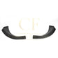 V Style Carbon Fibre Front Bumper Side Extensions for Mercedes W117 CLA 13-19