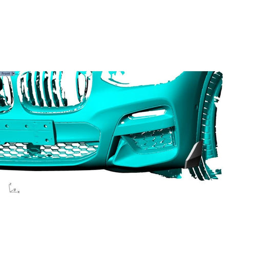 Carbon Fibre Front Bumper Trims for BMW G01 X3 M Sport 18-25