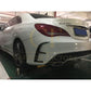 Carbon Fibre Rear Bumper Trims (4 Pieces) for Mercedes Benz W117 CLA 13-15
