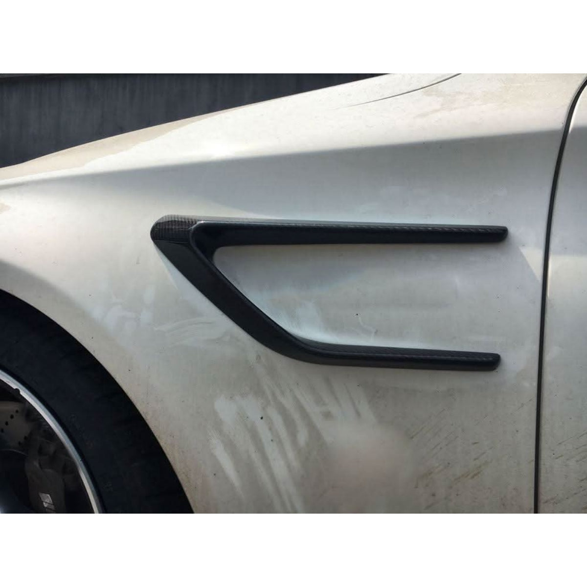 Carbon Fibre Side Fender Trims for Mercedes W205 C Class C63 15-18 - Carbon Factory