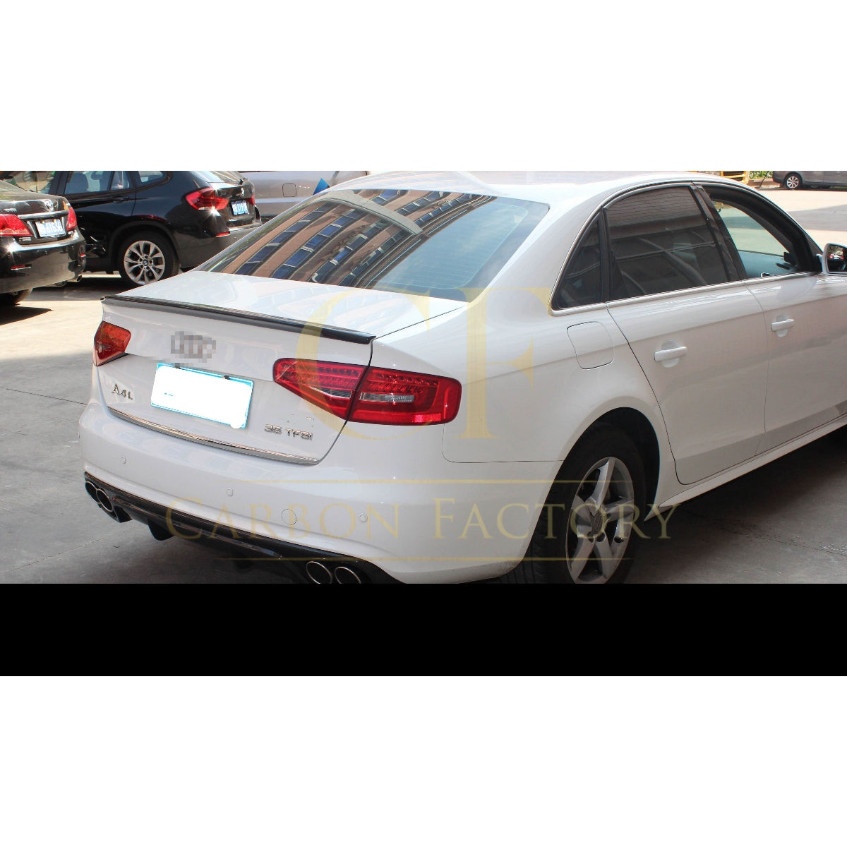 R Style Carbon Fibre Rear Diffuser for Audi A4 B8.5 13-15 - Carbon Factory