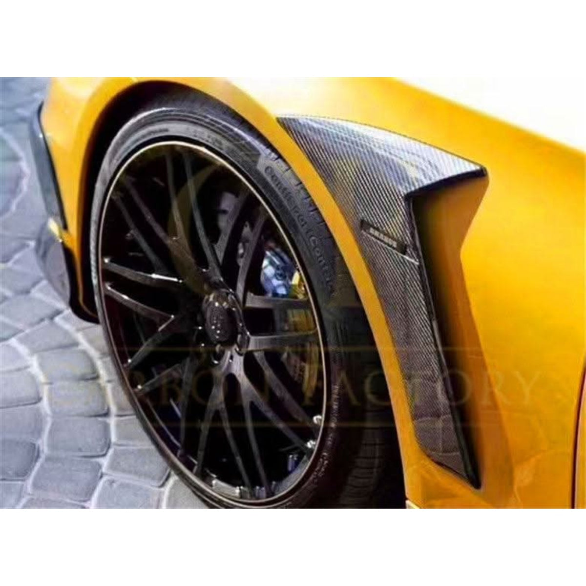 Carbon Fibre Side Fender Trims for Mercedes Benz W222 S Class Saloon 14-20