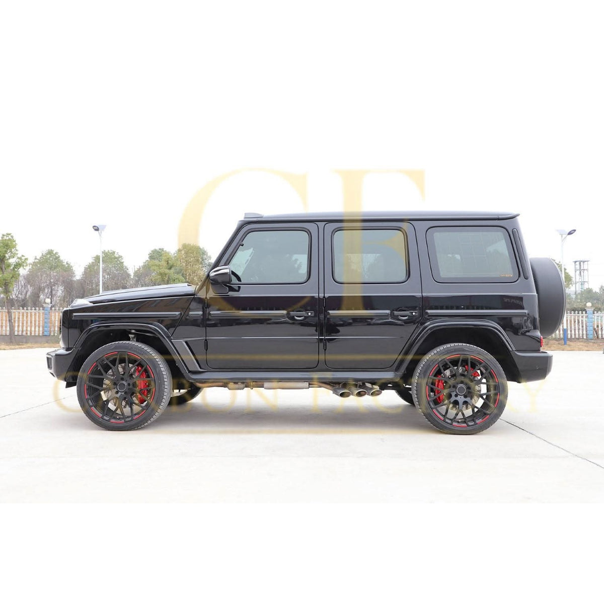Carbon Fibre Front Fender Trims for Mercedes W464 G Class G Wagon 19-Present - Carbon Factory