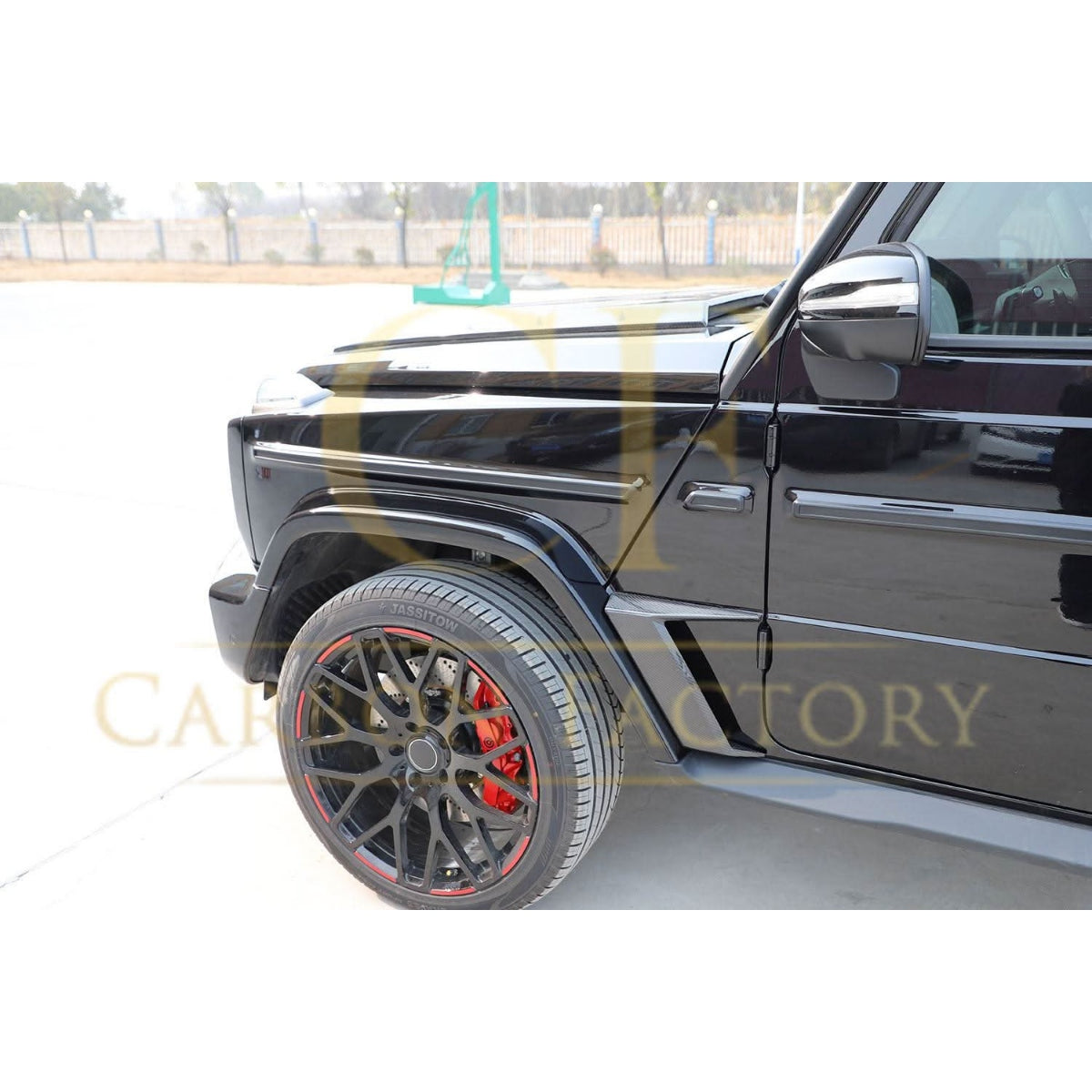 Carbon Fibre Front Fender Trims for Mercedes W464 G Class G Wagon 19-Present - Carbon Factory