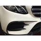 Carbon Fibre Front Canards (2 Pieces) for Mercedes W213 E Class Saloon 17-18 - Carbon Factory