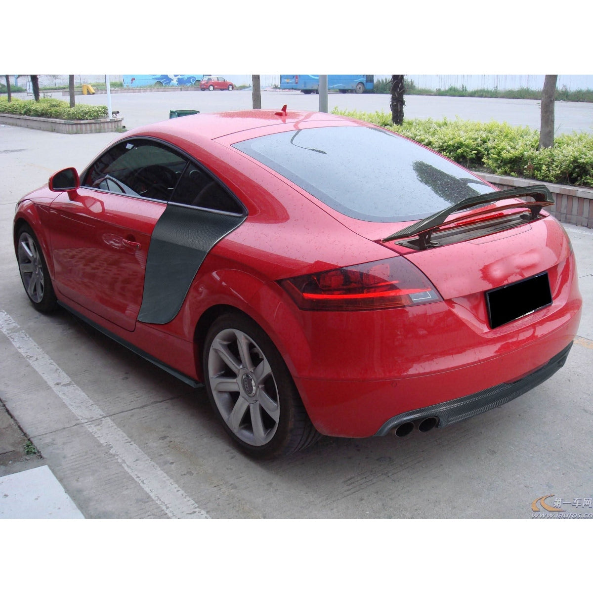P Style Carbon Fibre Side Skirts for Audi 8J TT MK2 07-11 - Carbon Factory