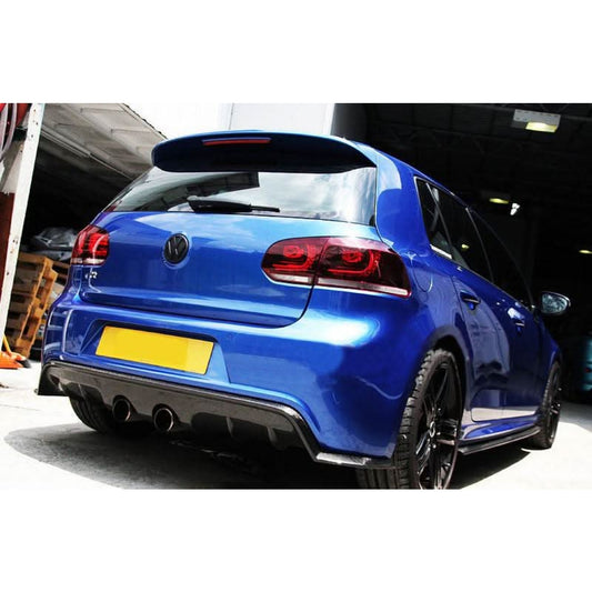 EXO Style Carbon Fibre Rear Diffuser for VW Golf MK6 R20 08-13