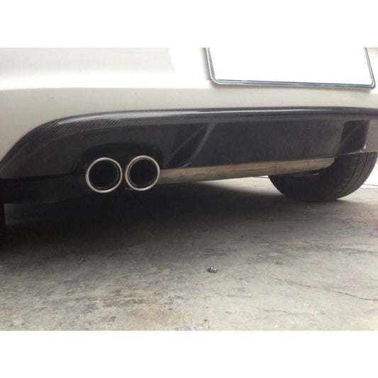 GT Style Carbon Fibre Rear Diffuser Twin Exhaust for VW Golf MK6 08-13