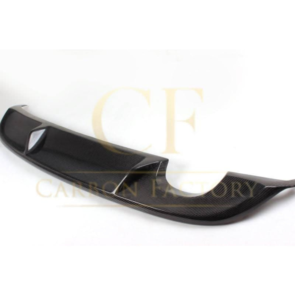 GT Style Carbon Fibre Rear Diffuser Twin Exhaust for VW Golf MK6 08-13