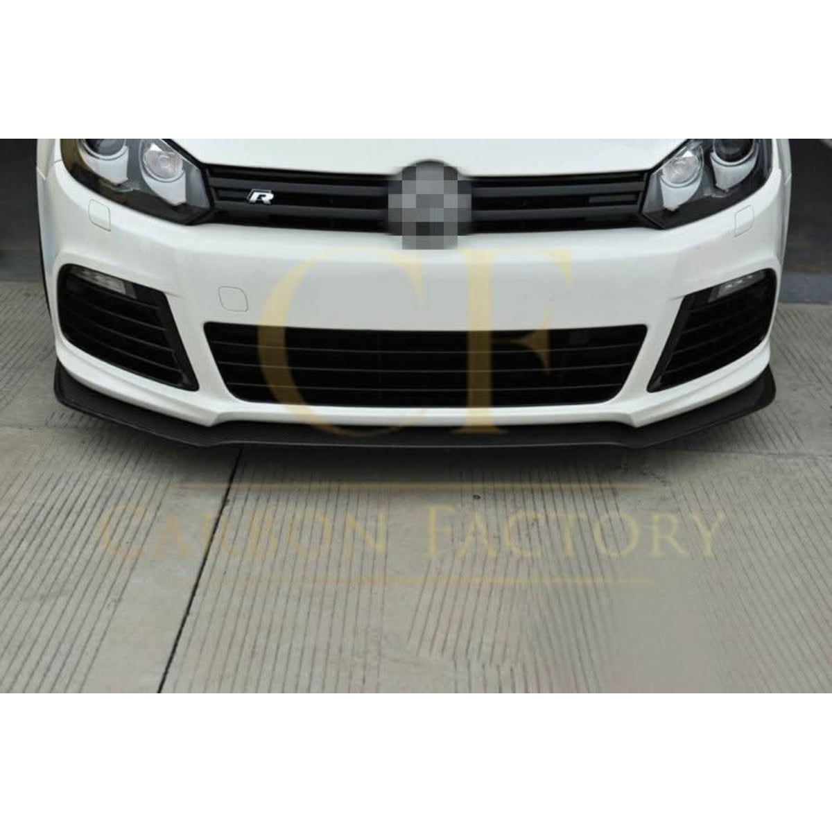 CF Style Carbon Fibre Front Splitter for VW Golf MK6 R20 08-13 - Carbon Factory