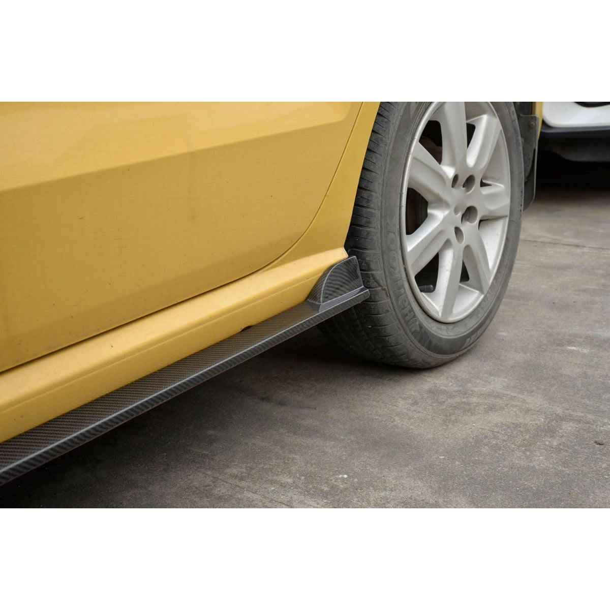 V Style Carbon Fibre Side Skirts for VW Polo MK5 Non GTI 11-16 - Carbon Factory