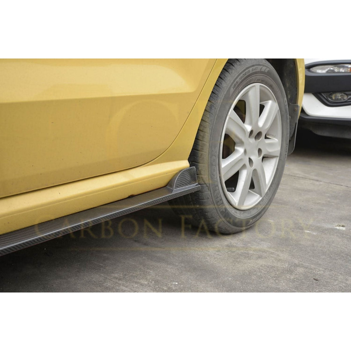 V Style Carbon Fibre Side Skirts for VW Polo MK5 Non GTI 11-16 - Carbon Factory