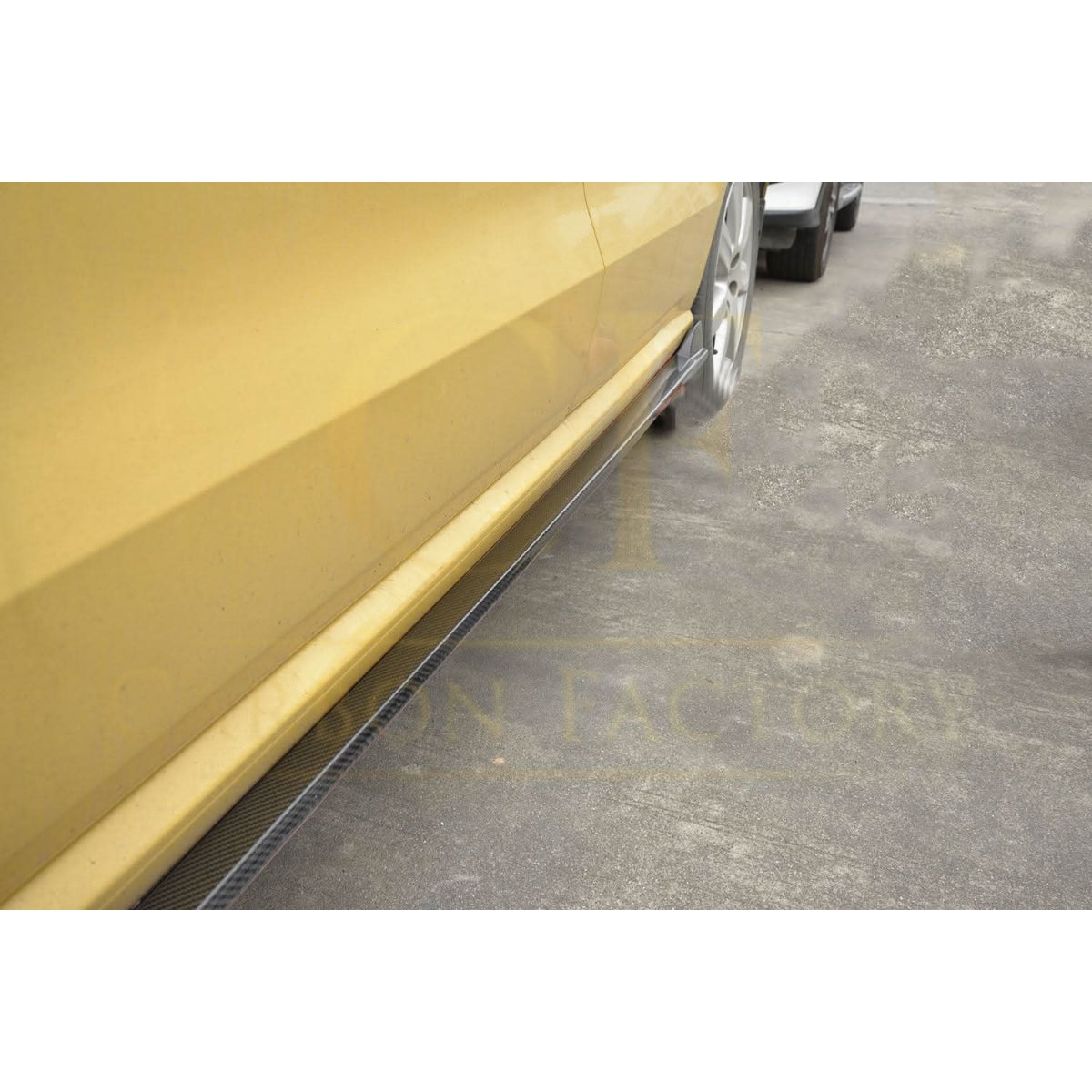 V Style Carbon Fibre Side Skirts for VW Polo MK5 Non GTI 11-16 - Carbon Factory