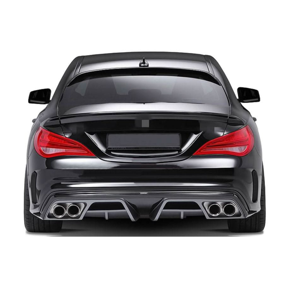 P Style Carbon Fibre Rear Diffuser for Mercedes W117 CLA250 CLA45 13-15