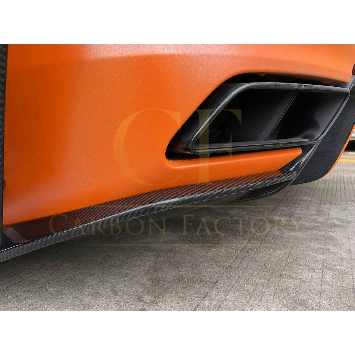 Carbon Fibre Rear Diffuser Side Extension for Audi R8 V10 Gen 2 15-19 - Carbon Factory