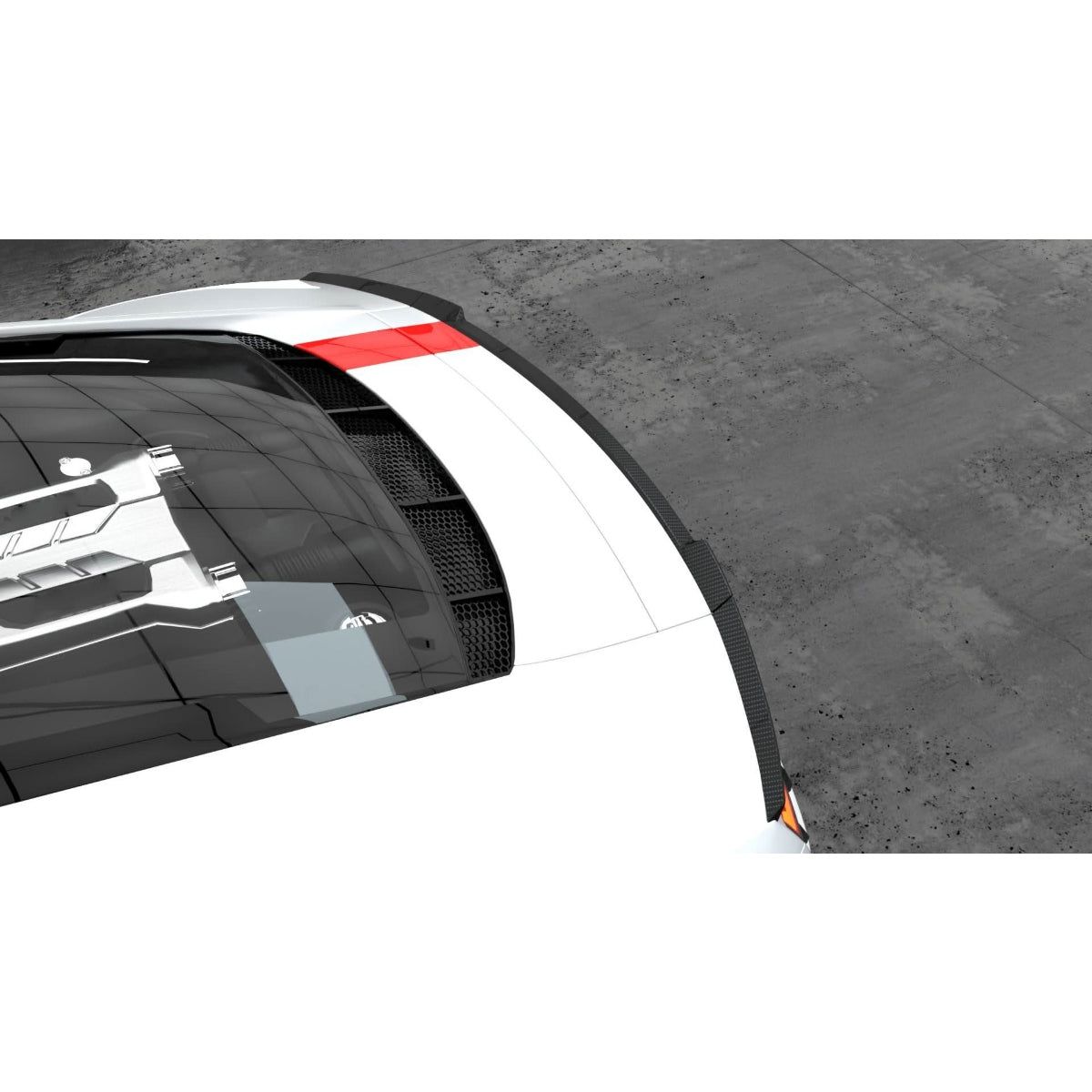 Carbon Fibre Boot Spoiler (3 Pieces) for Audi R8 V10 Gen 2 15-19