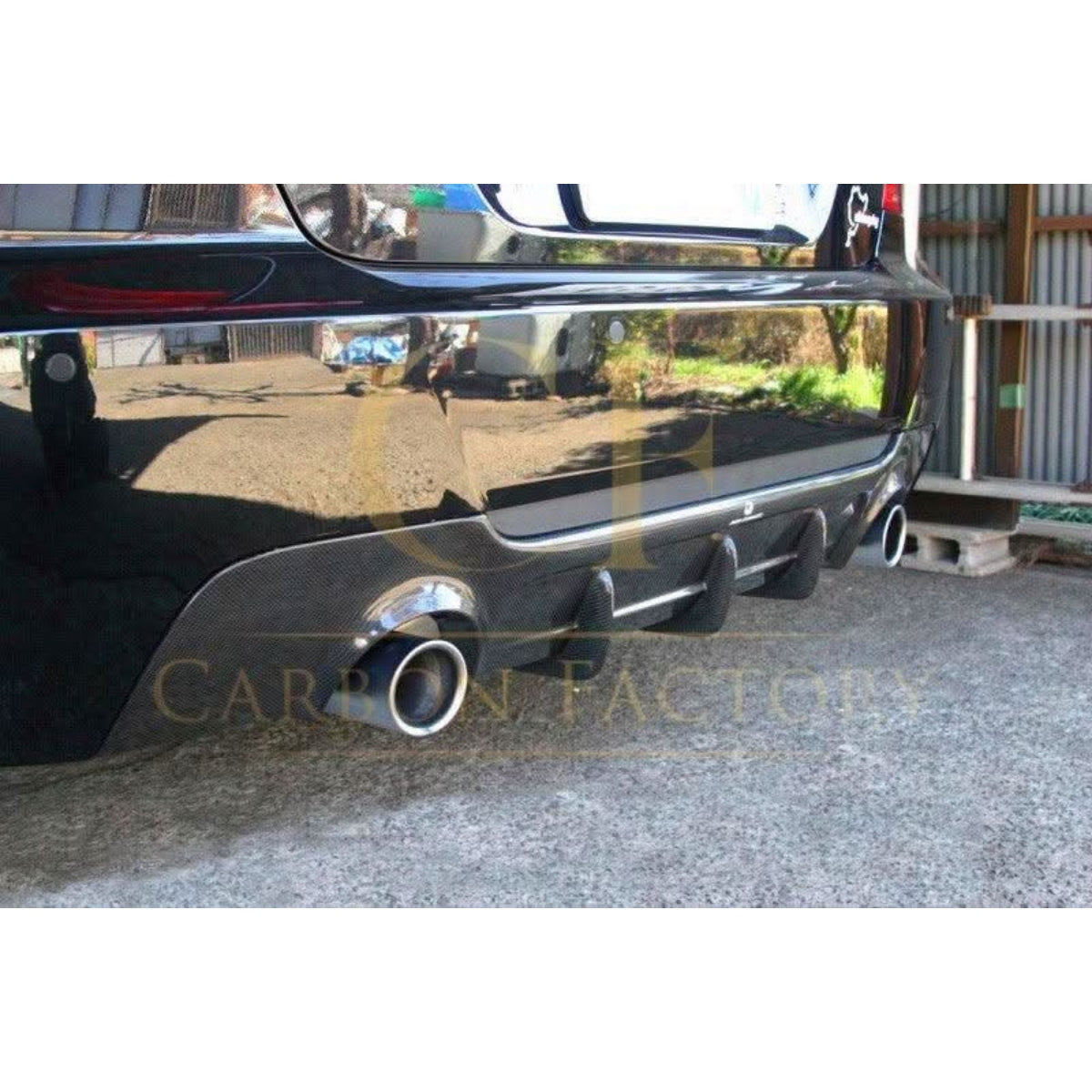Carbon Fibre Rear Diffuser Dual Exhaust for BMW E92 E93 3 Series 07-13