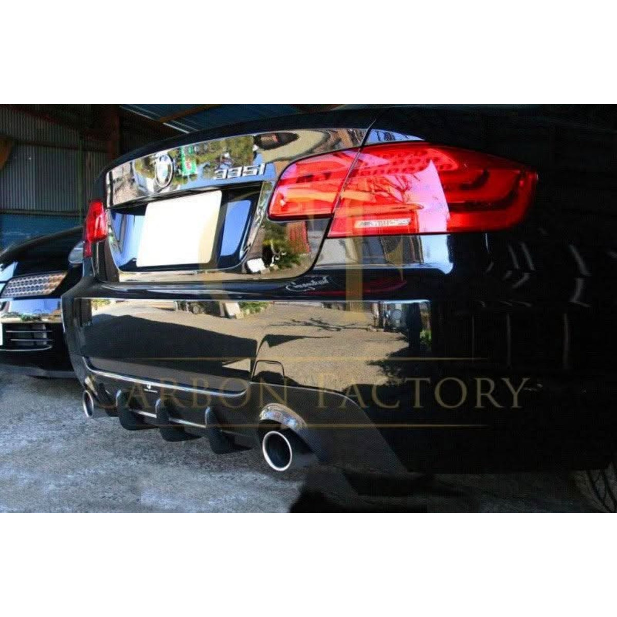 Carbon Fibre Rear Diffuser Dual Exhaust for BMW E92 E93 3 Series 07-13