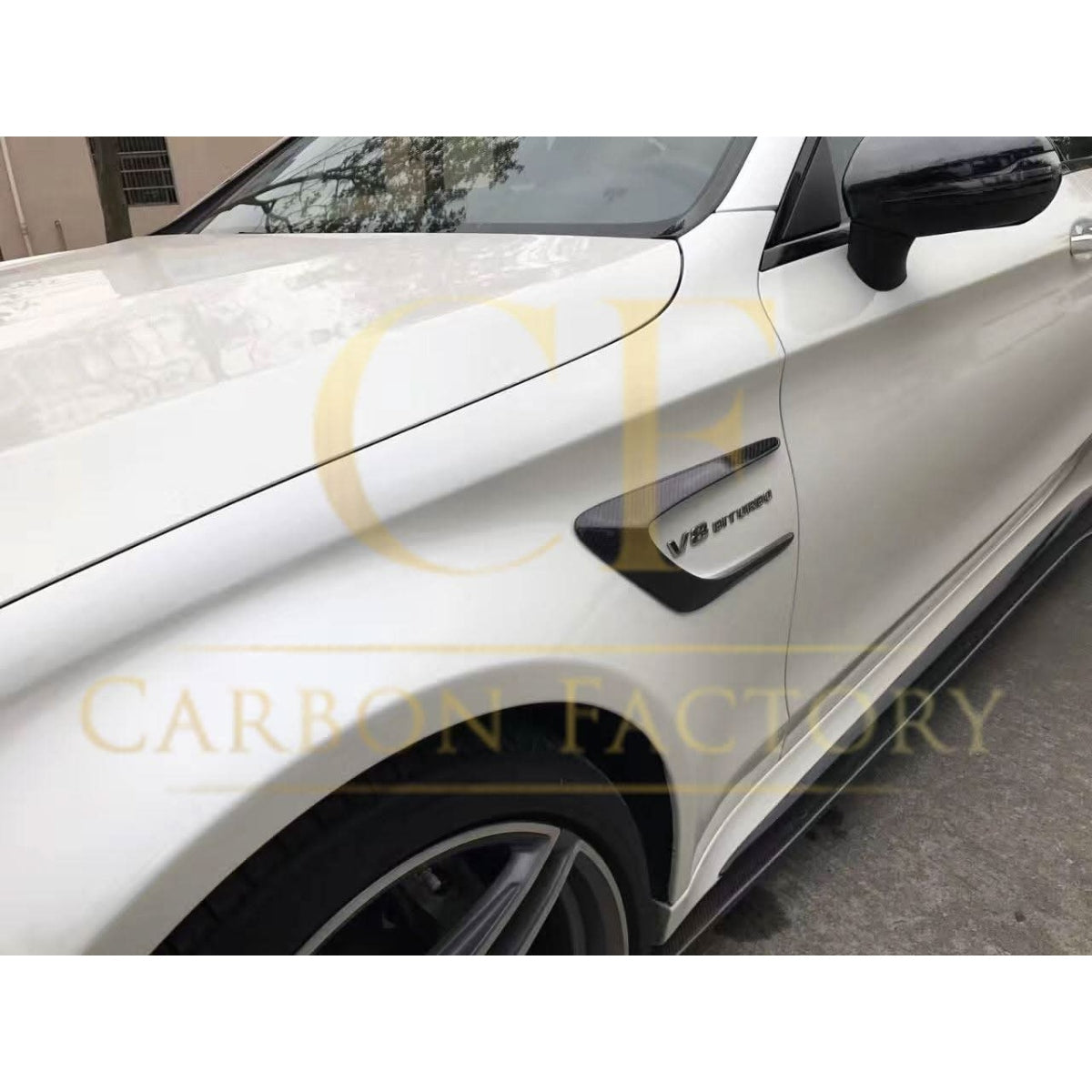 AMG Style Carbon Fibre Side Skirts for Mercedes W205 C Class & C63 15-21 - Carbon Factory