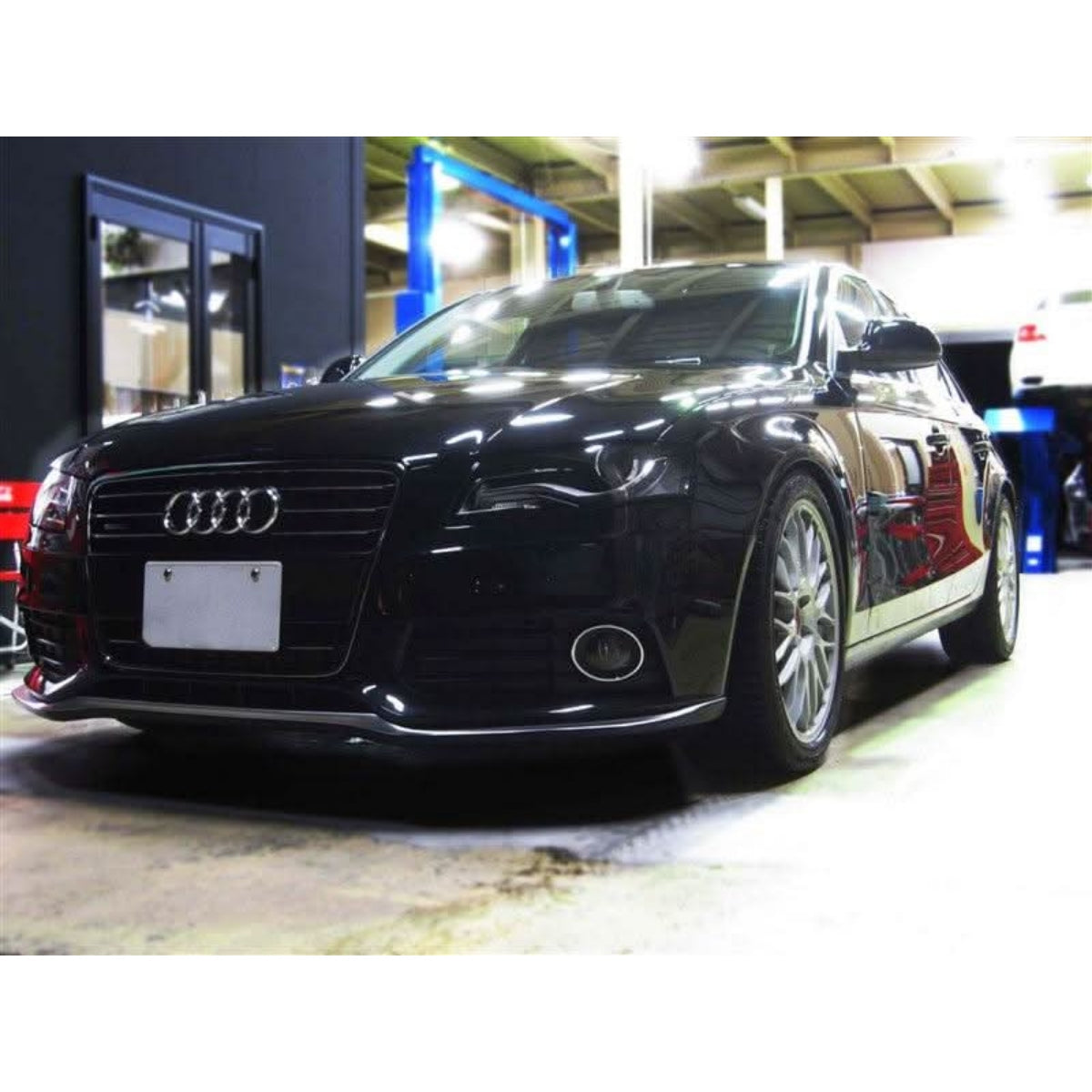 V Style Carbon Fibre Front Splitter for Audi A4 B8 S Line 08-12 - Carbon Factory