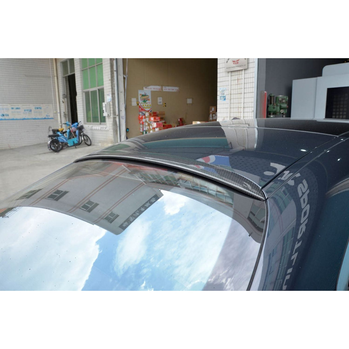 AMG Style Carbon Fibre Roof Spoiler for Mercedes Benz W222 S Class Coupe 14-20 - Carbon Factory