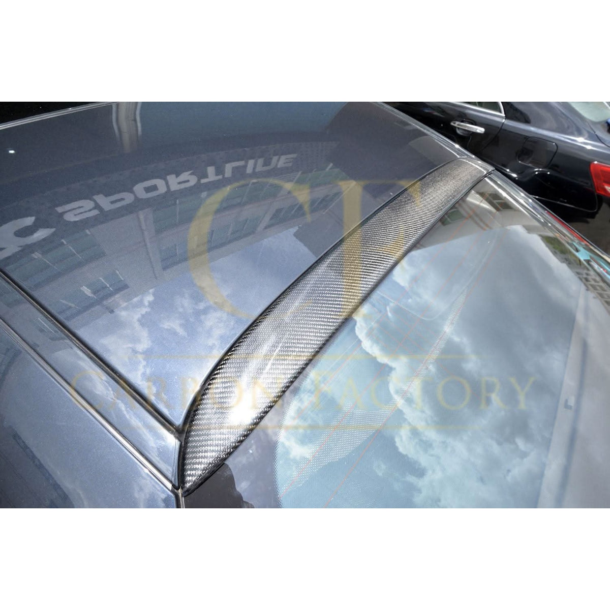 AMG Style Carbon Fibre Roof Spoiler for Mercedes Benz W222 S Class Coupe 14-20