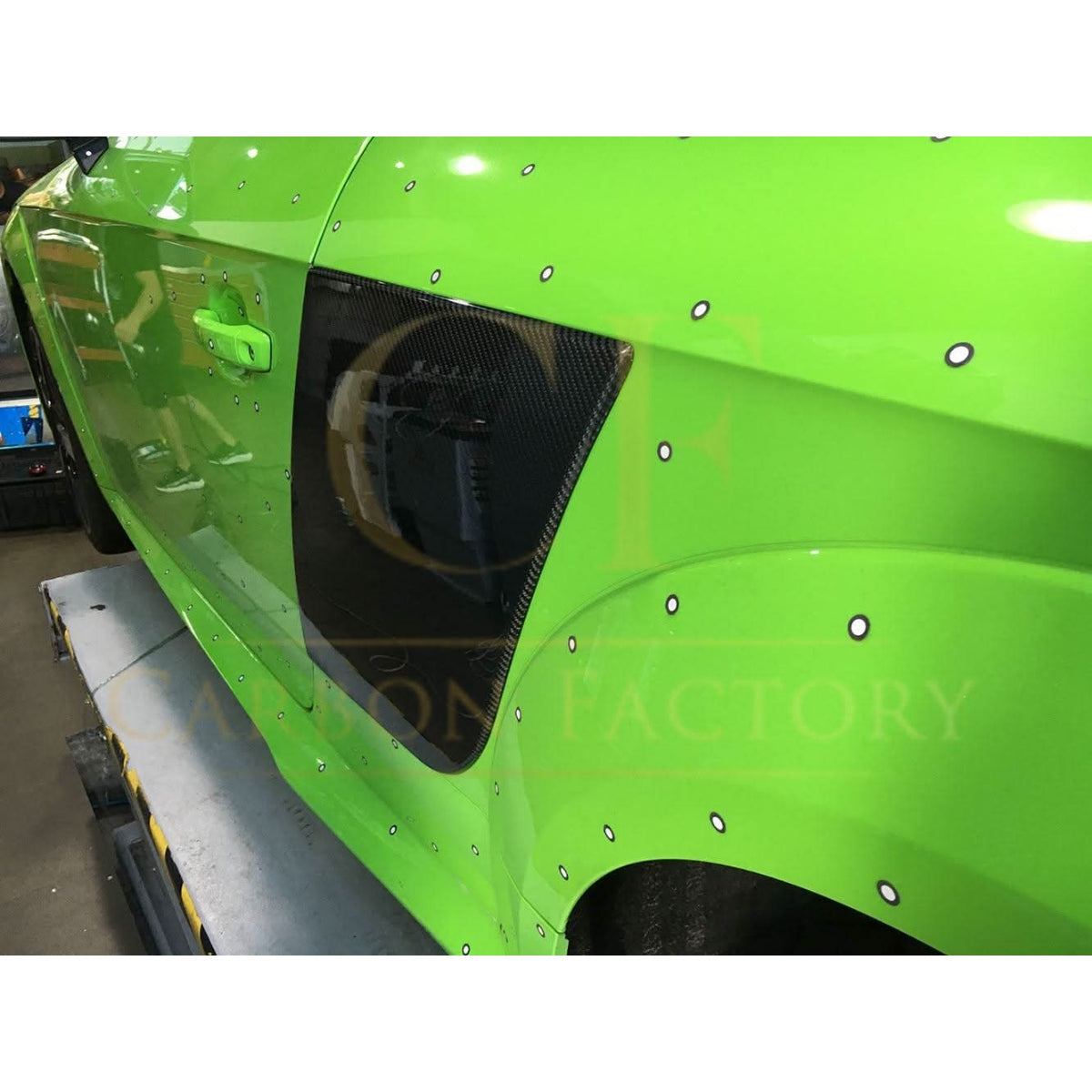 Carbon Fibre Side Fender Trims for Audi 8S TT TTS TTRS MK3 15-21 - Carbon Factory