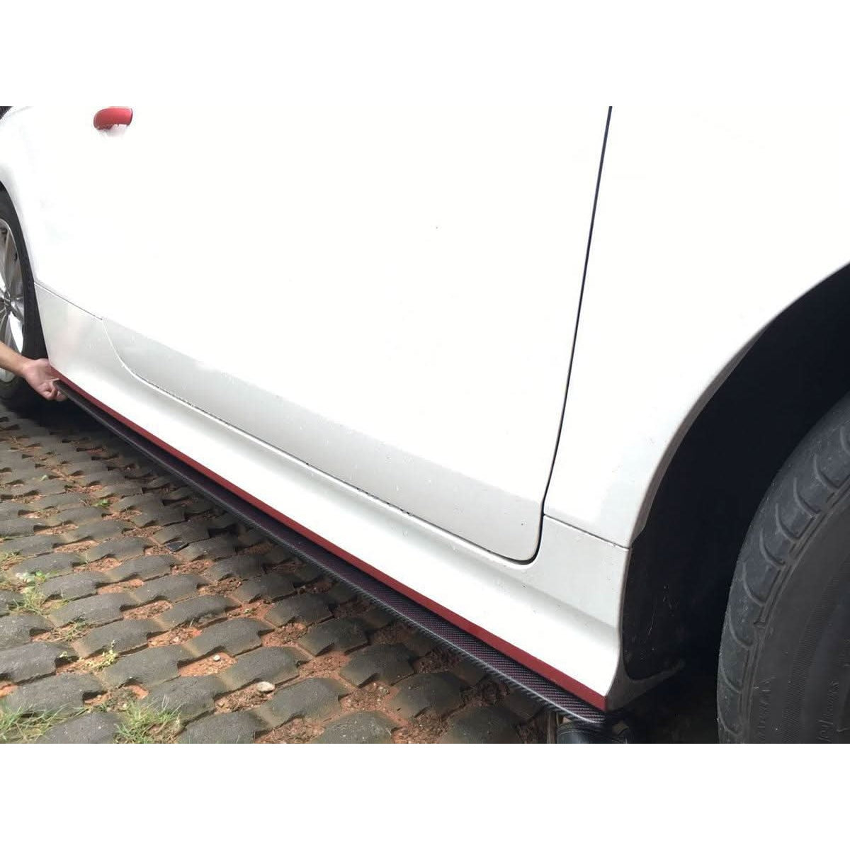 V Style Carbon Fibre Side Skirts for Audi 8J TT TTS MK2 07-14 - Carbon Factory