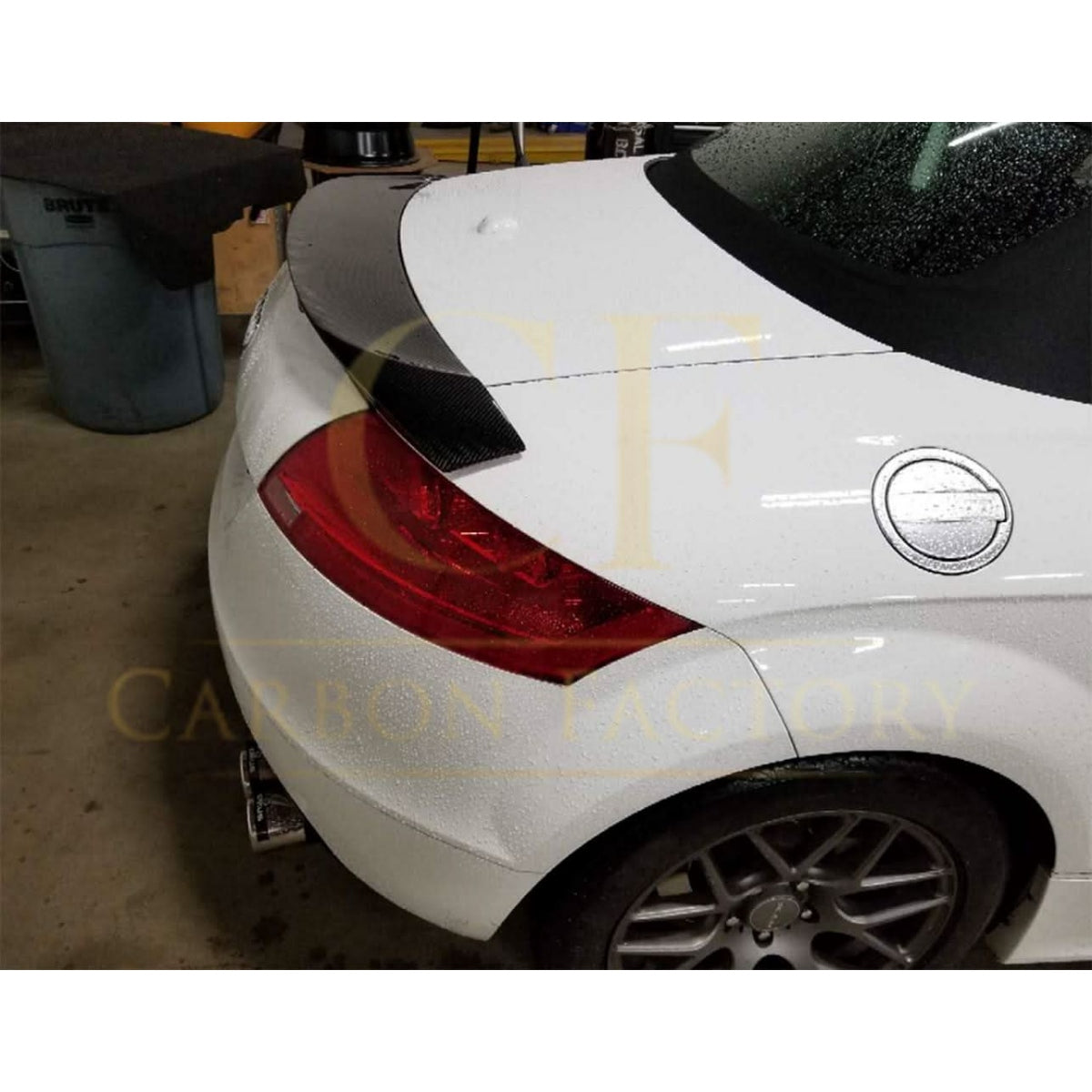 V Style Carbon Fibre Boot Spoiler for Audi 8J TT TTS MK2 07-14 - Carbon Factory