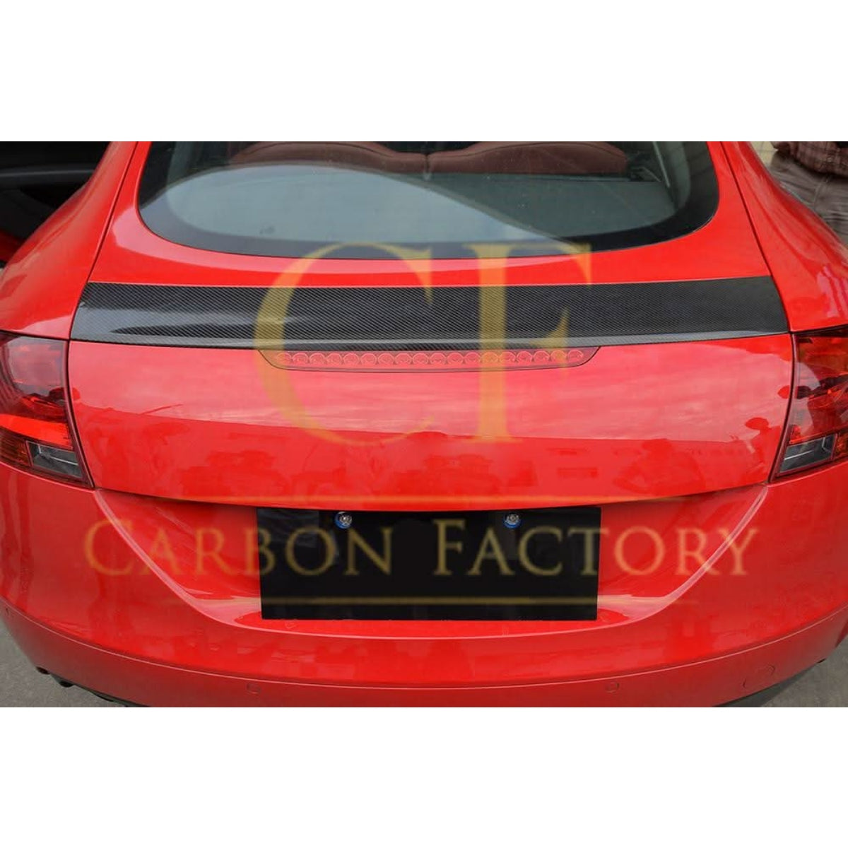 R Style Carbon Fibre Boot Spoiler for Audi 8J TT TTS MK2 07-14 - Carbon Factory