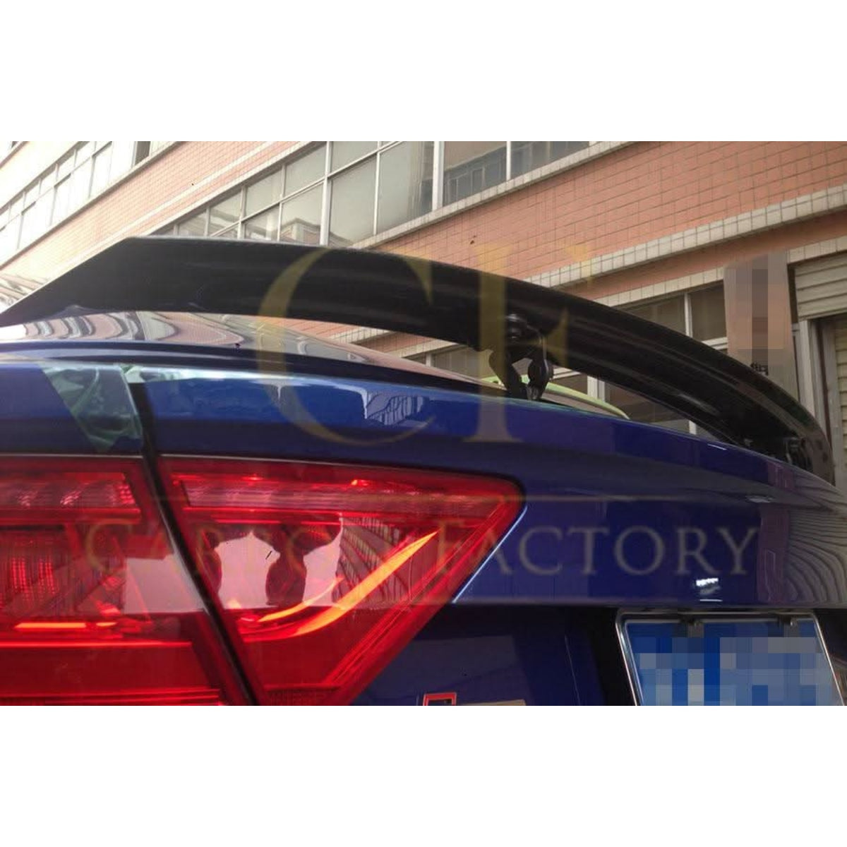 P Style Carbon Fibre Boot Spoiler for Audi 4G A7 S7 10-18 - Carbon Factory