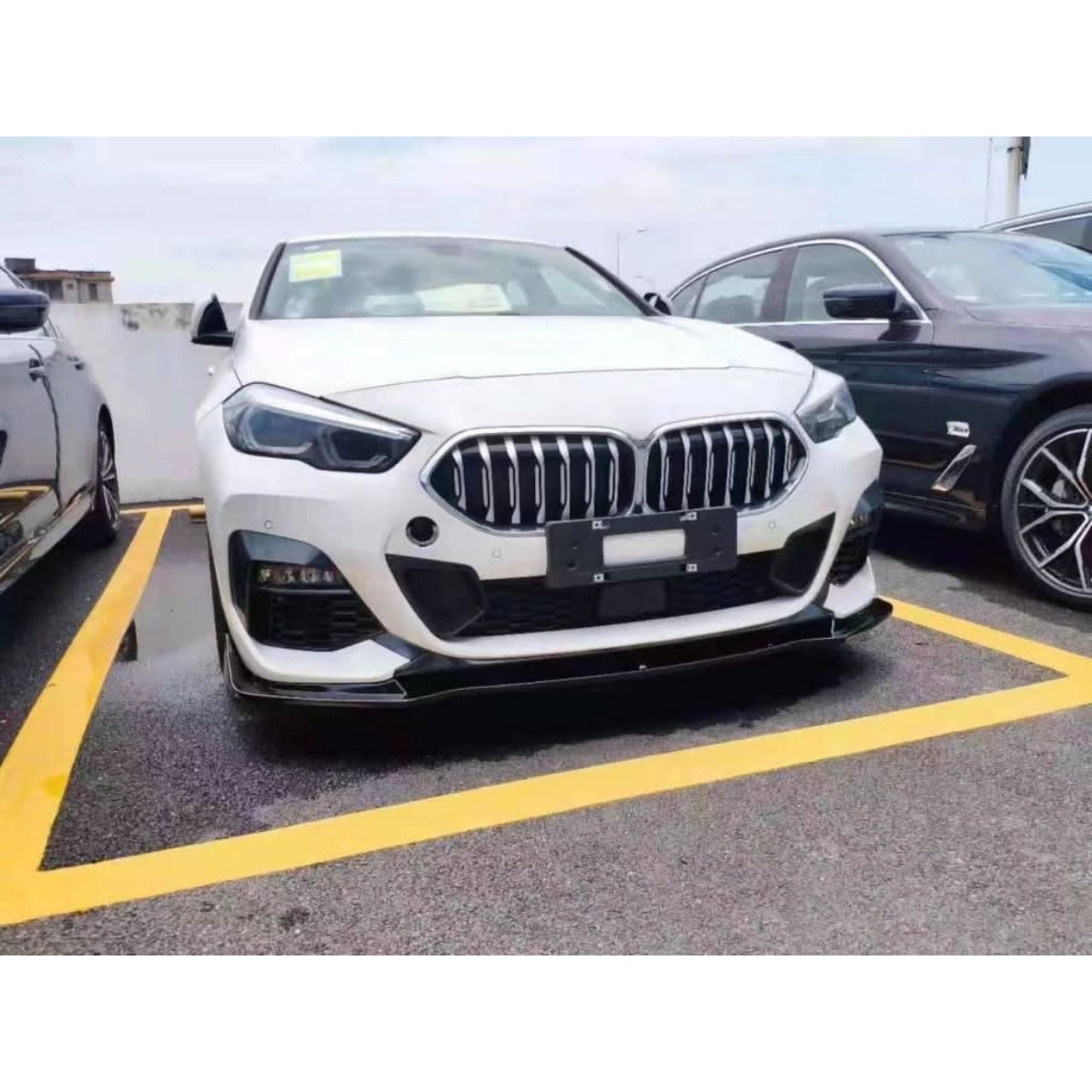 MP Style Carbon Fibre Front Splitter for BMW 2 Series F44 4 Door 21-Present - Carbon Factory