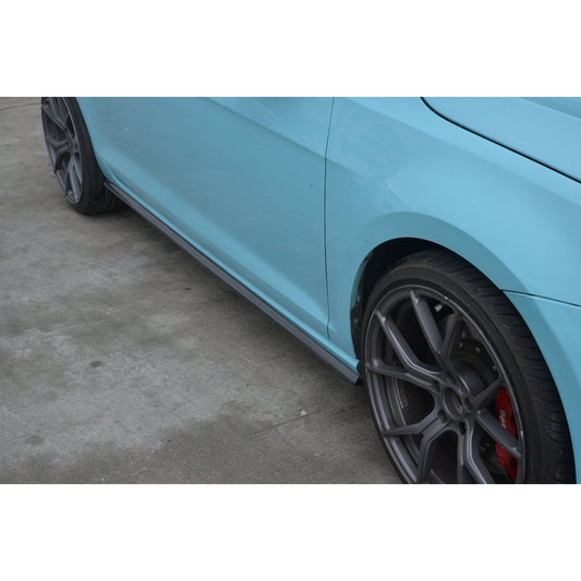 OEM Style Carbon Fibre Side Skirts for VW Golf MK7.5 inc R 17-20