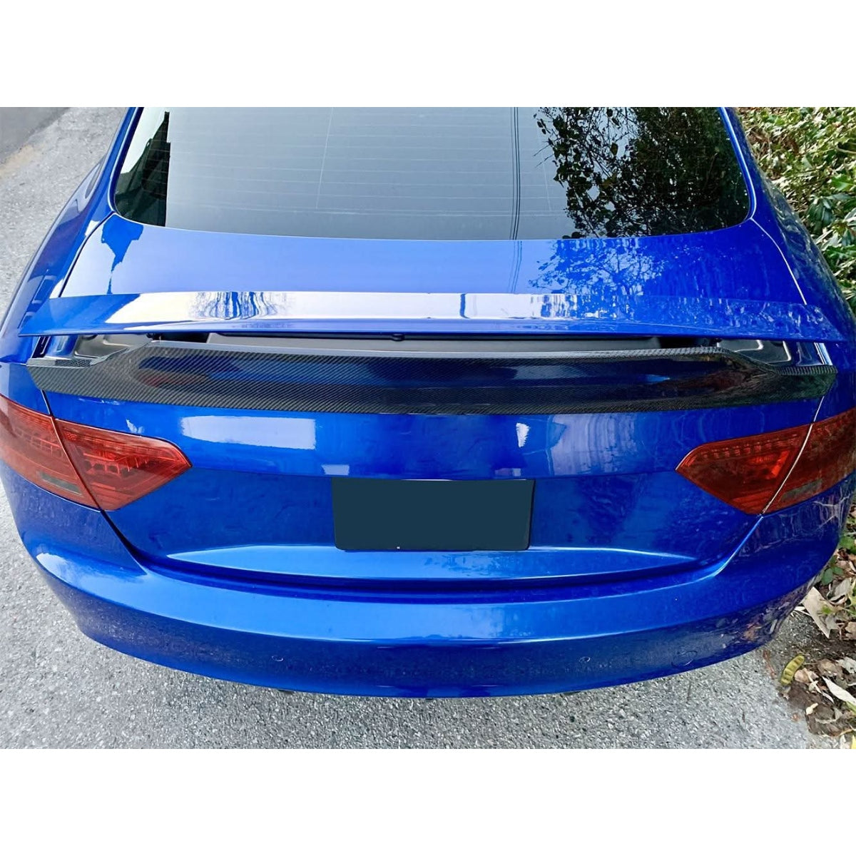 V Style Carbon Fibre Boot Spoiler for Audi B8.5 RS5 Coupe 12-16 - Carbon Factory