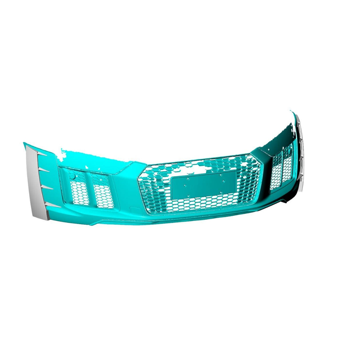 Pre-Preg Carbon Fibre Front Bumper Canards for Audi R8 V10 Gen 2 15-19 - Carbon Factory
